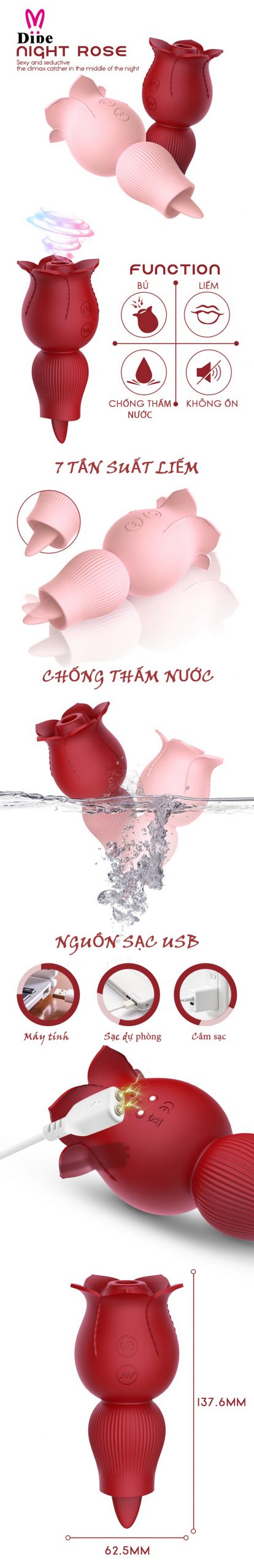 Thông tin Bông Hồng 2 Đầu Mút Và Liếm Siêu Phê - Kích Thích Cực Đỉnh - Dibe Nhật Bản hàng mới về Thông tin Bông Hồng 2 Đầu Mút Và Liếm Siêu Phê - Kích Thích Cực Đỉnh - Dibe Nhật Bản hàng mới về