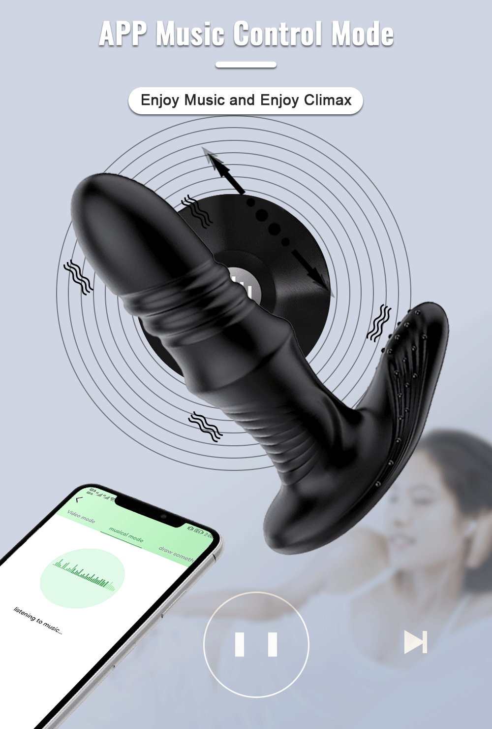  Nơi bán Phích cắm hậu môn Butt Plug điều khiển từ xa qua App giá tốt