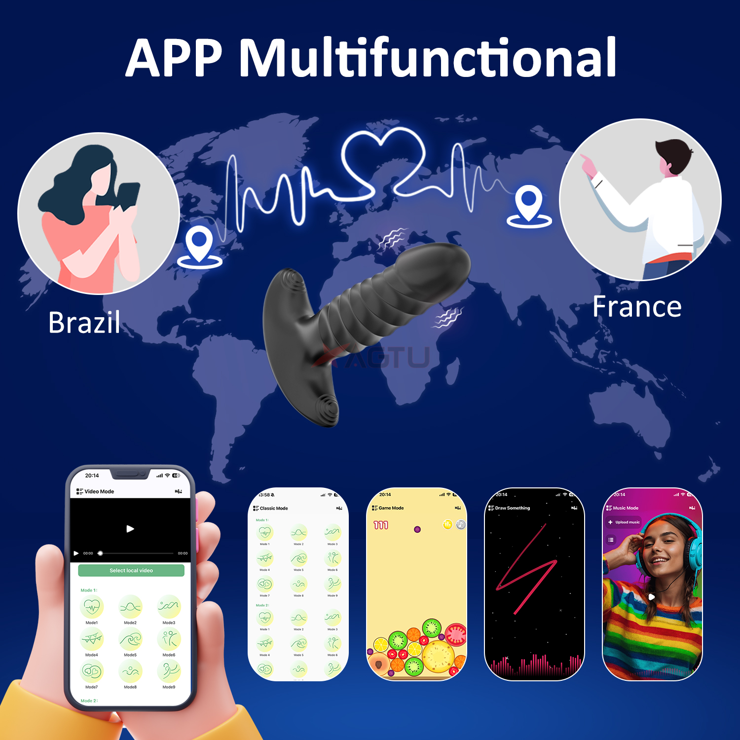  Nơi bán Phích cắm hậu môn Butt Plug điều khiển từ xa qua App giá tốt