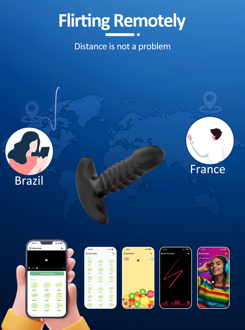  Nơi bán Phích cắm hậu môn Butt Plug điều khiển từ xa qua App giá tốt