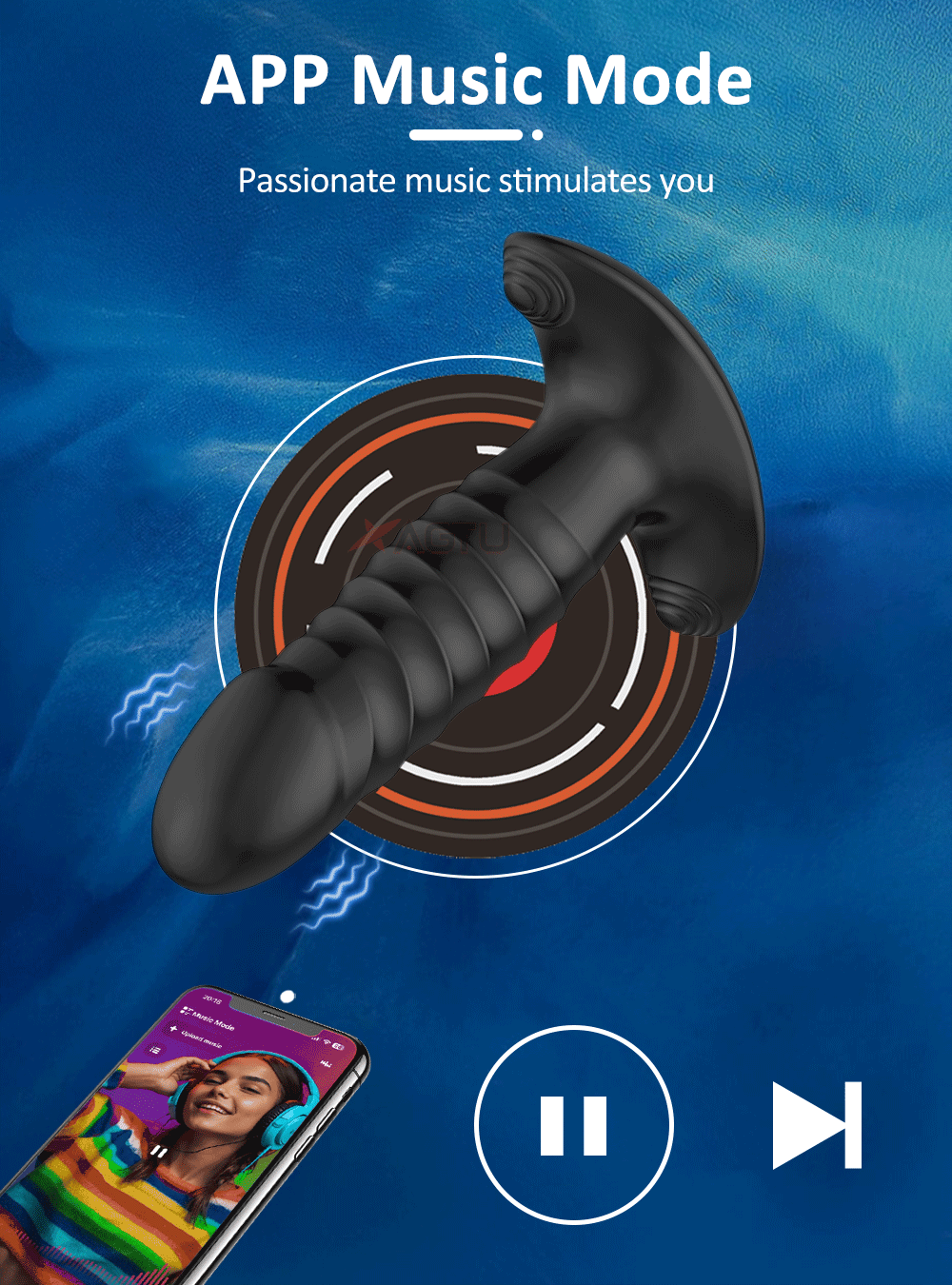  Nơi bán Phích cắm hậu môn Butt Plug điều khiển từ xa qua App giá tốt
