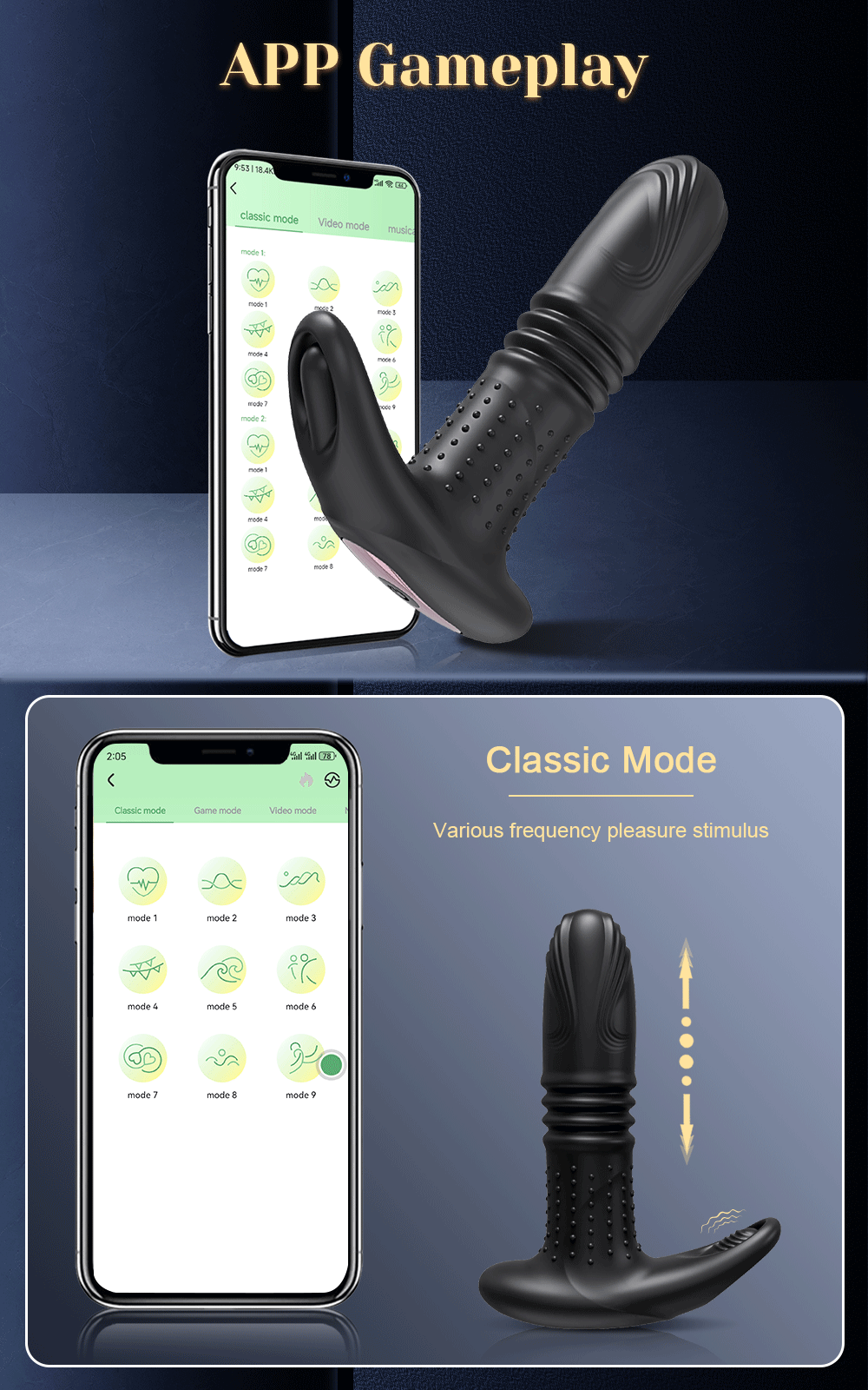  Nơi bán Phích cắm hậu môn Butt Plug điều khiển từ xa qua App giá tốt