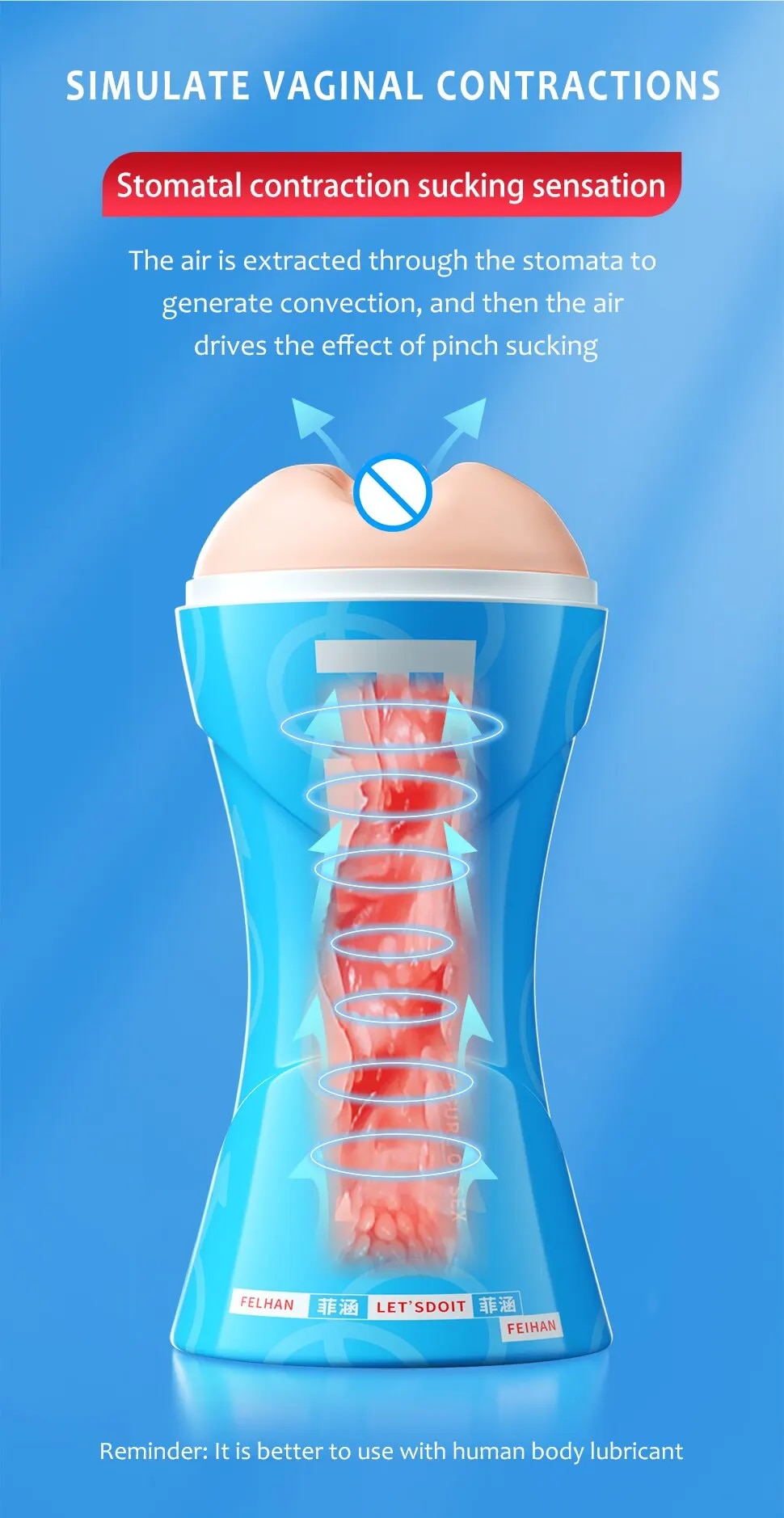  Review Âm đạo giả FeiHan VaCuum Cup hút chân không cốc thủ dâm tự sướng cho nam loại tốt