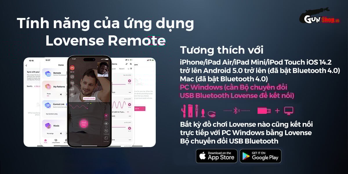  Nhập sỉ Âm đạo giả đa năng Lovense Calor điều khiển qia app ứng dụng điện thoại tốt nhất