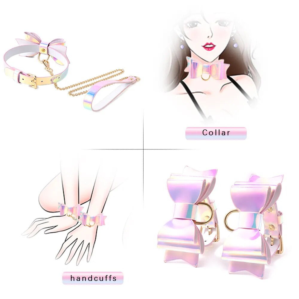  Mua Bộ 5 món đồ chơi BDSM laze phát sáng Gậy Đánh Móc Tay Khoá Cổ Khoá Hàm Bịt Mắt giá rẻ