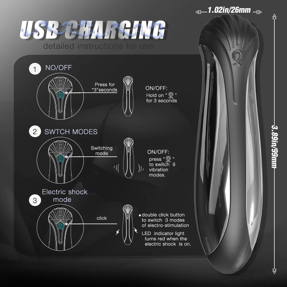  Review Trứng rung sốc điện S-Hande Poison Dart mini nhỏ gọn sạc USB cao cấp