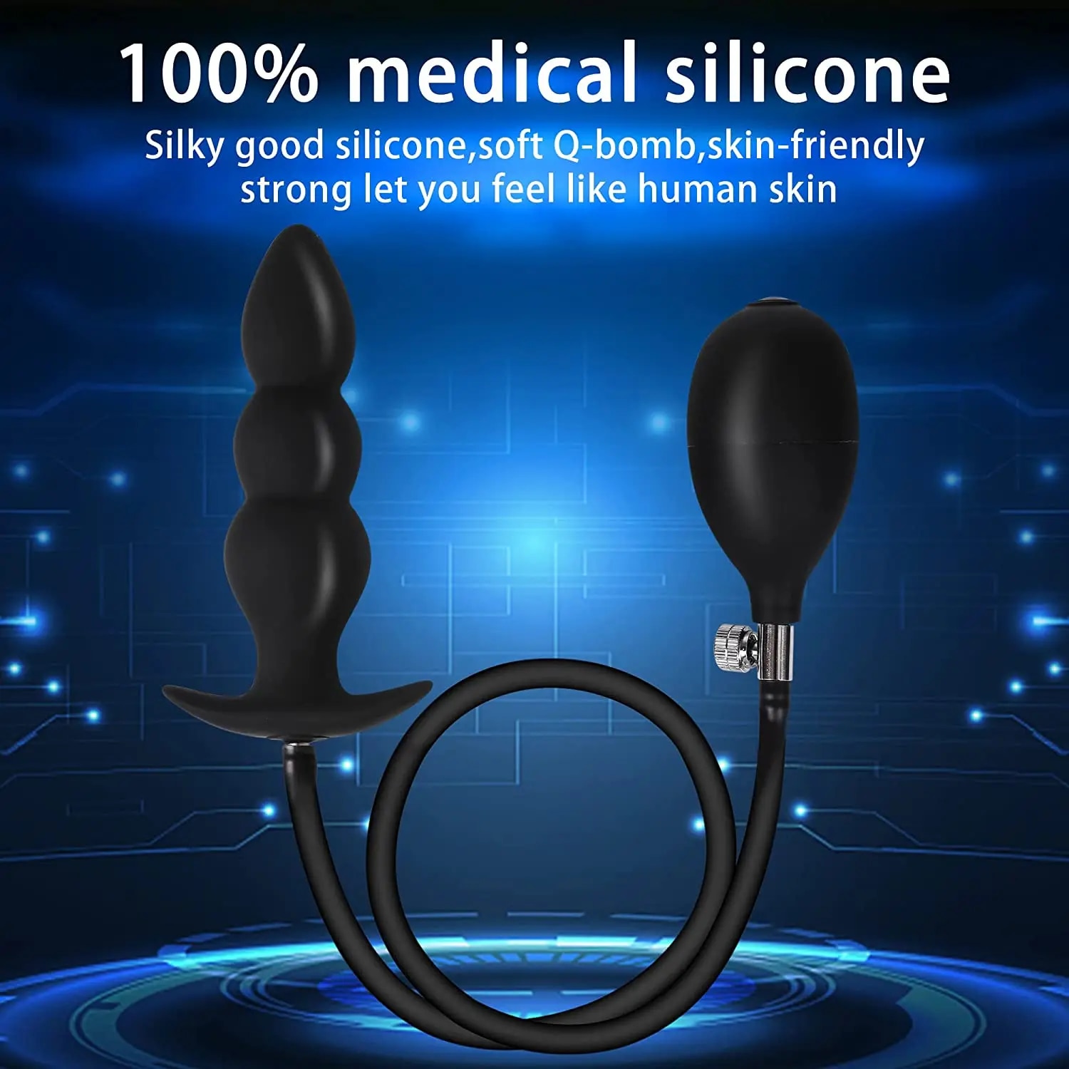  Phân phối Phích cắm hậu môm bơm hơi Hannibal phình to Khổng Lồ nhập khẩu