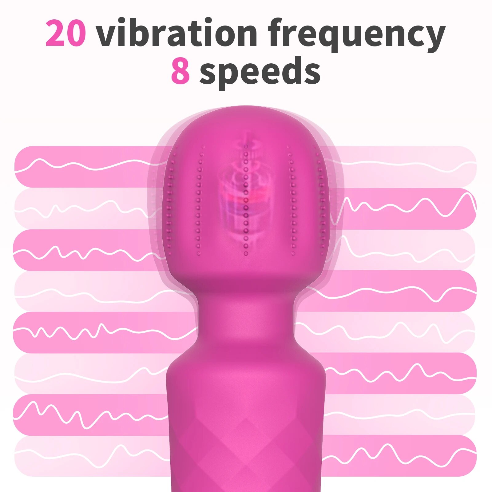  Bán Chày rung tình yêu Safiman Vibrator Magic Wand gai nổi kích thích điểm G nhập khẩu
