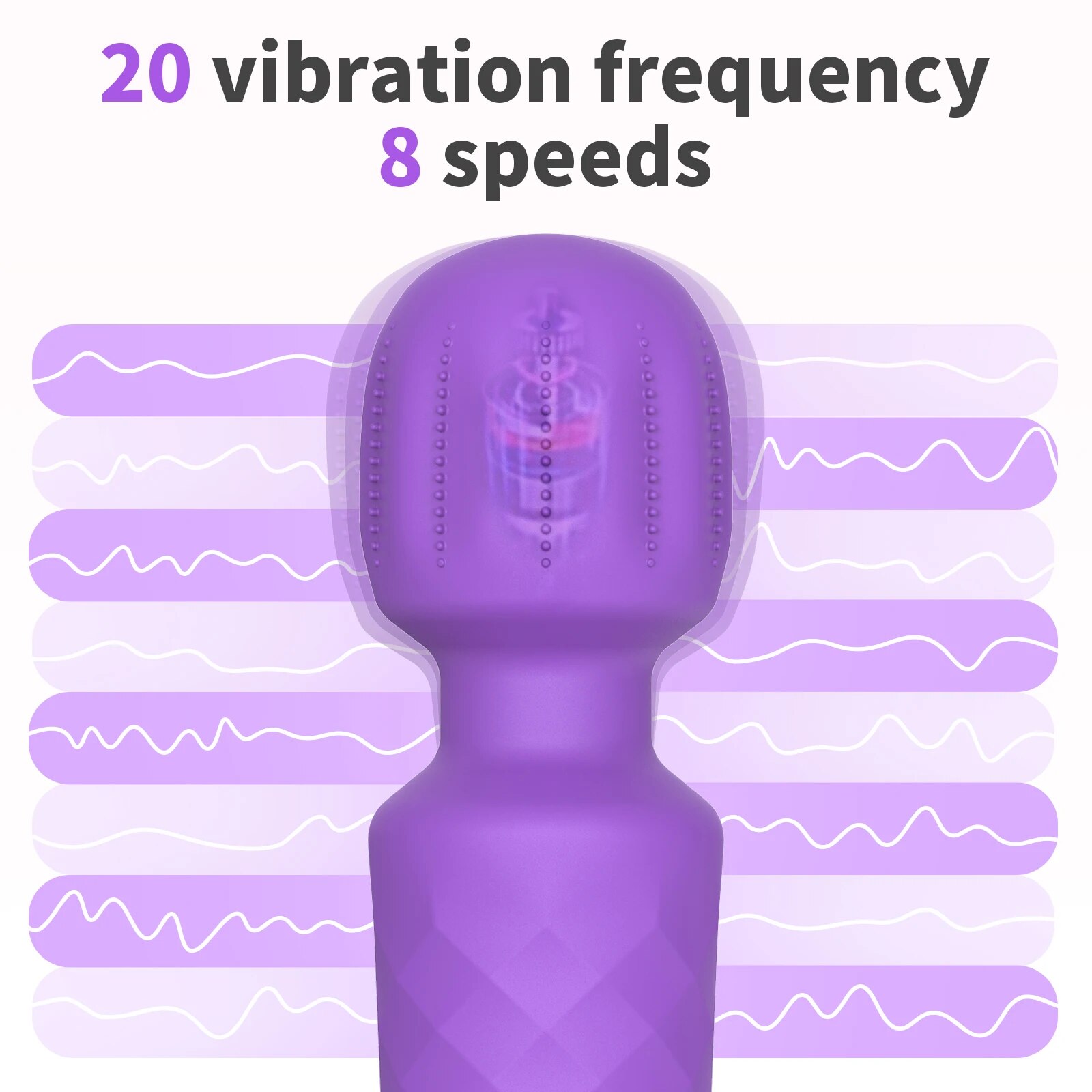  Bán Chày rung tình yêu Safiman Vibrator Magic Wand gai nổi kích thích điểm G nhập khẩu