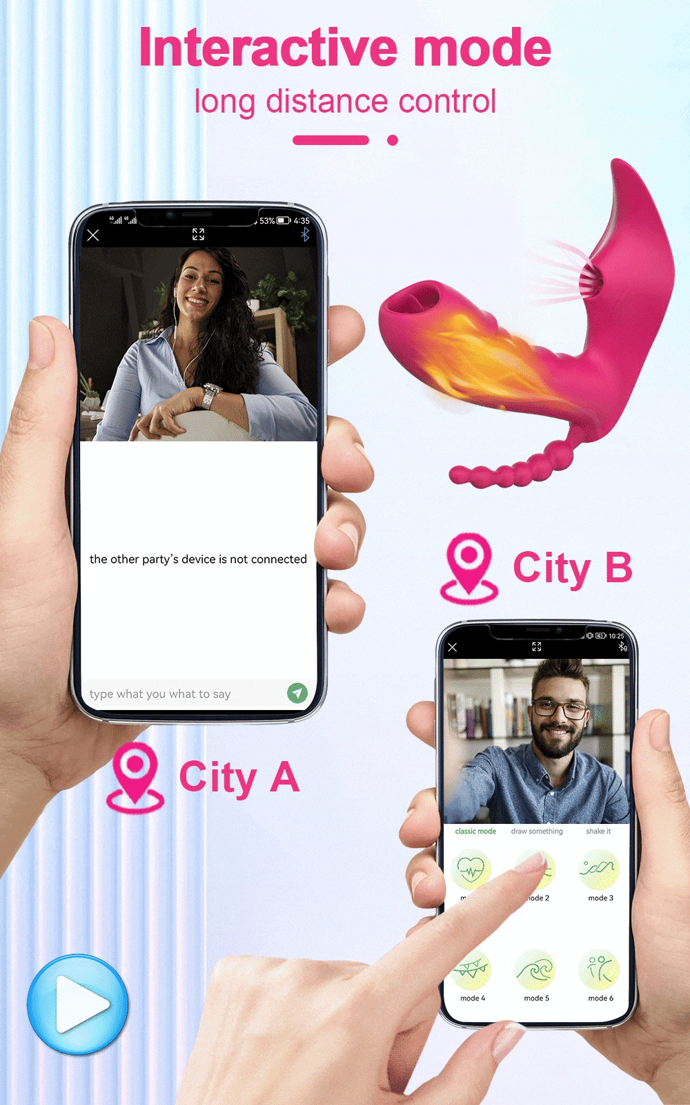 Cung cấp Dương vật giả 3 trong 1 Love Spouse rung liếm hút kết nối Bluetooth điều khiển qua app giá tốt