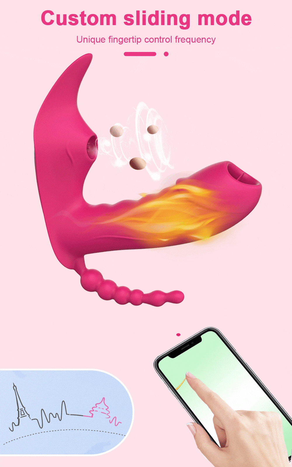 Cung cấp Dương vật giả 3 trong 1 Love Spouse rung liếm hút kết nối Bluetooth điều khiển qua app giá tốt
