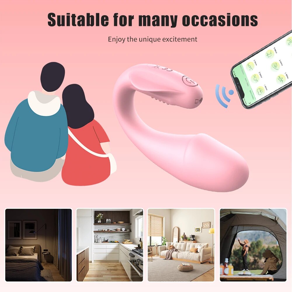  Nhập sỉ Trứng rung 2 đầu FreshFun CiCi không dây Bluetooth điều khiển từ xa qua app điện thoại loại tốt