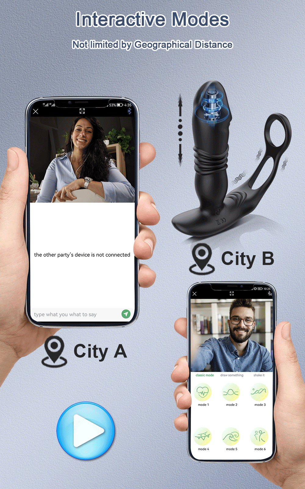  Giá sỉ Que rung kích thích hậu môn Love Spouse rung thụt điều khiển qua app cao cấp