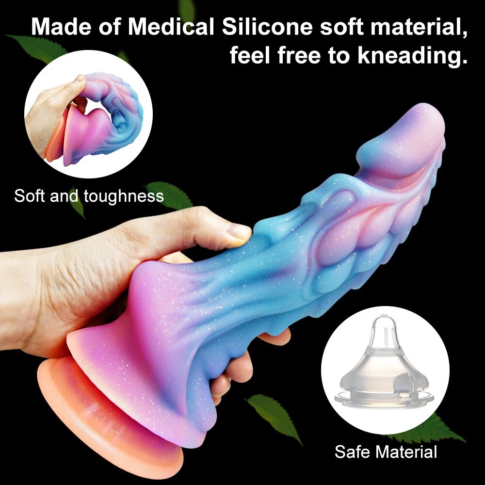  So sánh Dương vật giả phát sáng hình rồng size lớn đế gắn tường nhiều màu cao cấp