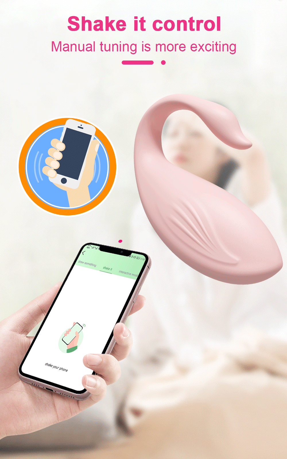  Kho sỉ Trứng rung bluetooth Love Spouse điều khiển qua app điện thoại hình thiên nga hàng mới về