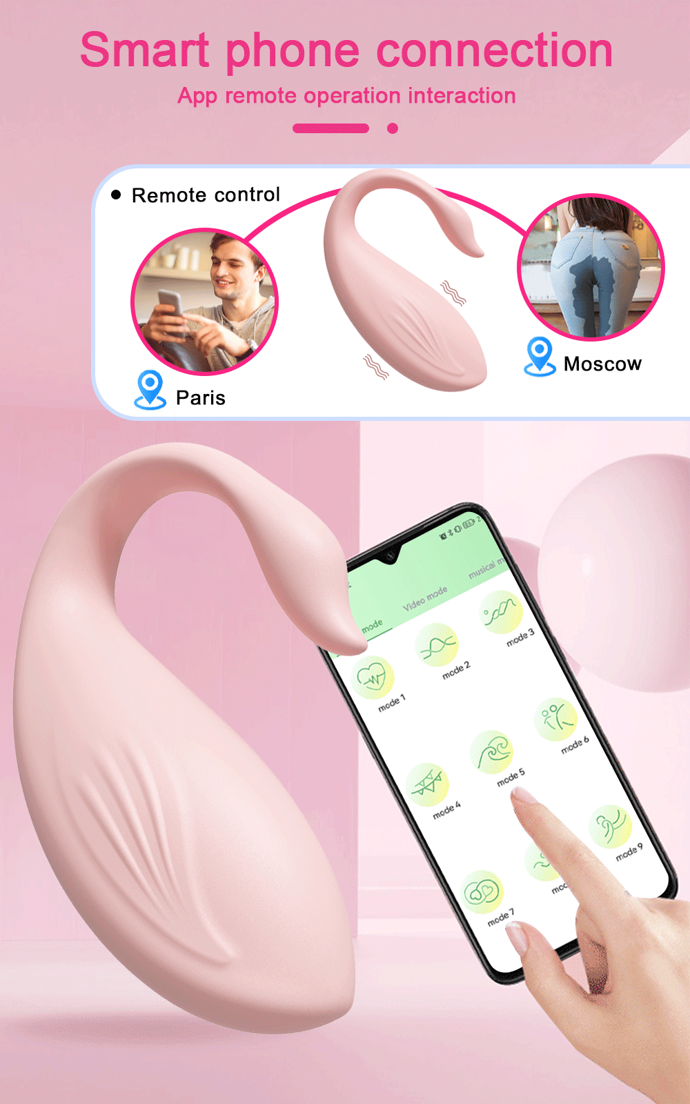  Kho sỉ Trứng rung bluetooth Love Spouse điều khiển qua app điện thoại hình thiên nga hàng mới về