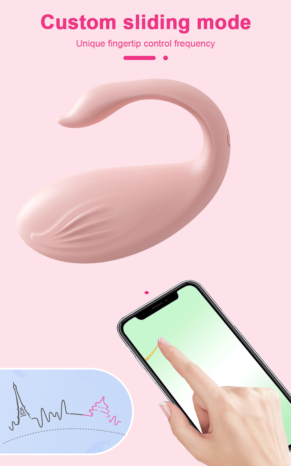  Kho sỉ Trứng rung bluetooth Love Spouse điều khiển qua app điện thoại hình thiên nga hàng mới về