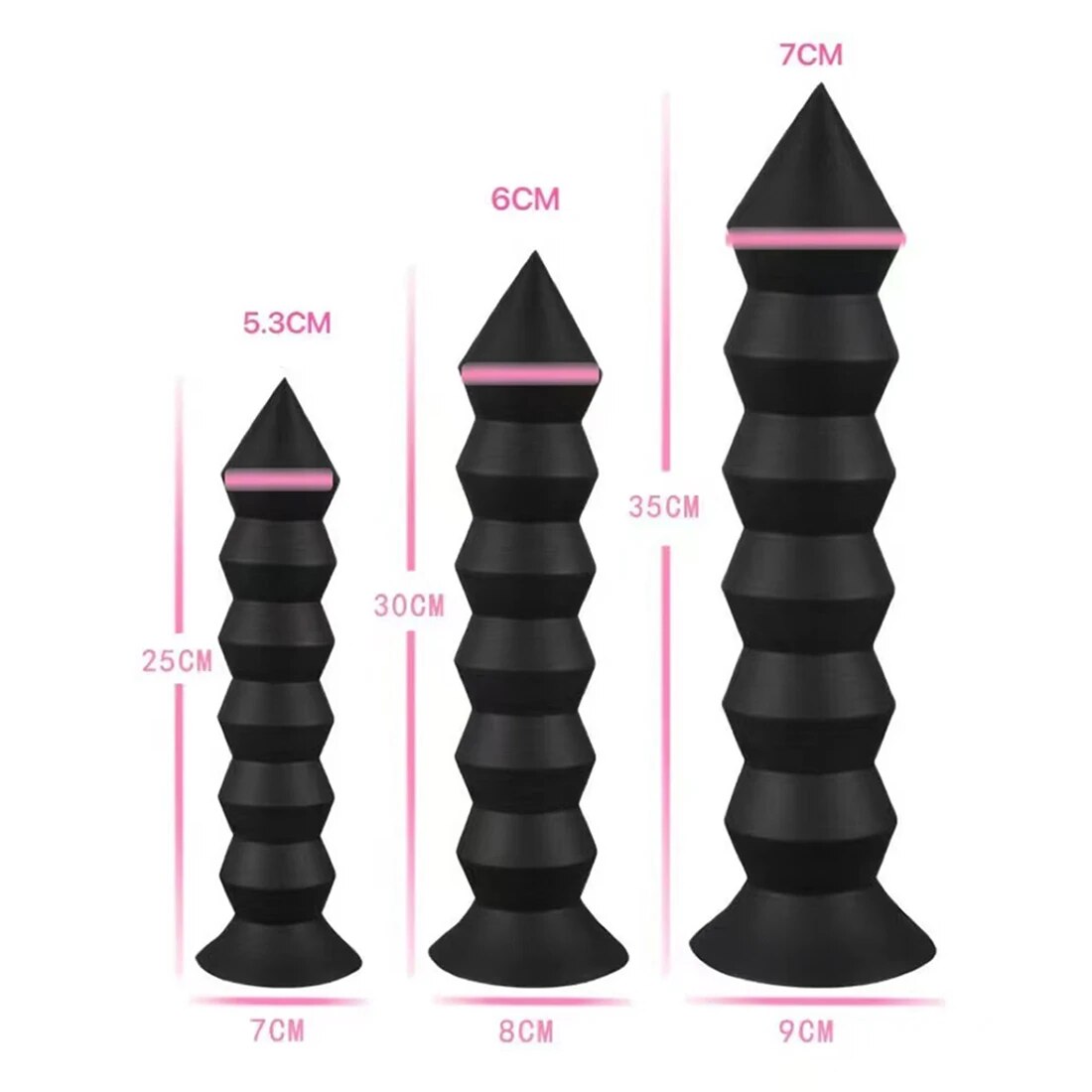  So sánh Phích cắm hậu môn silicon hình đinh vít size lớn giá rẻ
