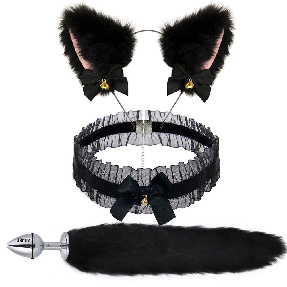  Bán Bộ dụng cụ BDSM 4 món cosplay cô mèo đáng yêu mới nhất