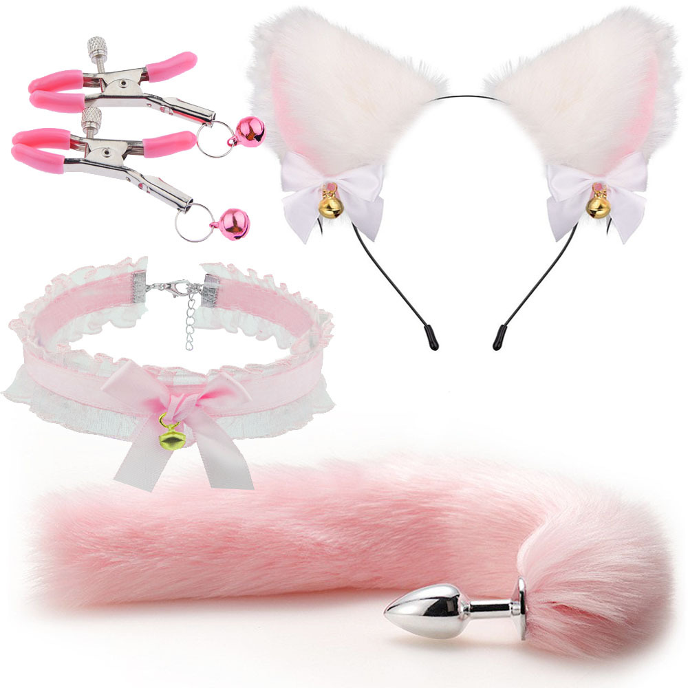  Bán Bộ dụng cụ BDSM 4 món cosplay cô mèo đáng yêu mới nhất