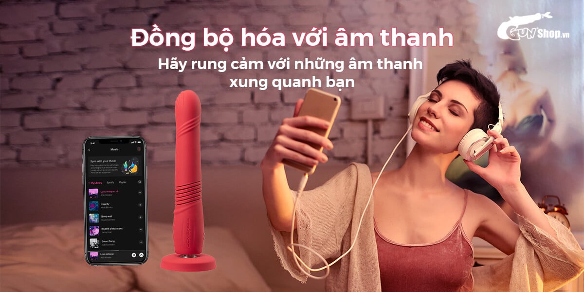  Cửa hàng bán Dương vật giả đa năng Lovense Gravity điều khiển qua app điện thoại giá rẻ