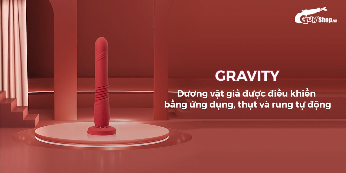  Cửa hàng bán Dương vật giả đa năng Lovense Gravity điều khiển qua app điện thoại giá rẻ