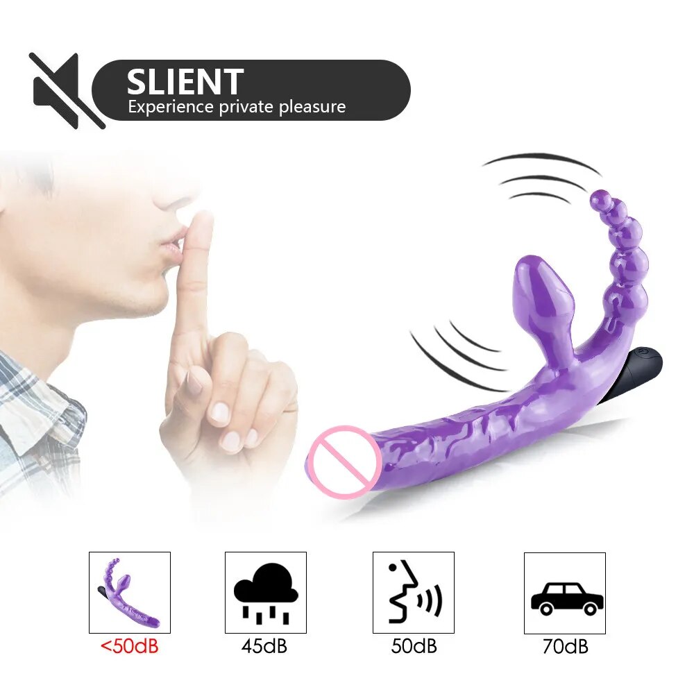  Mua Dương vật giả đa năng 3 in 1 có 2 nhánh phụ kích thích kèm trứng rung hàng xách tay