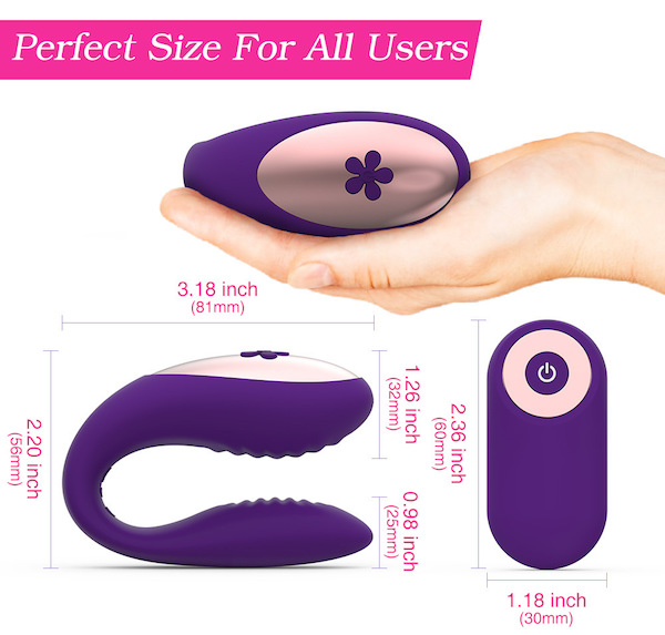  Nơi bán Máy massage âm đạo rung 2 đầu EasyToys điều khiển từ xa giá sỉ