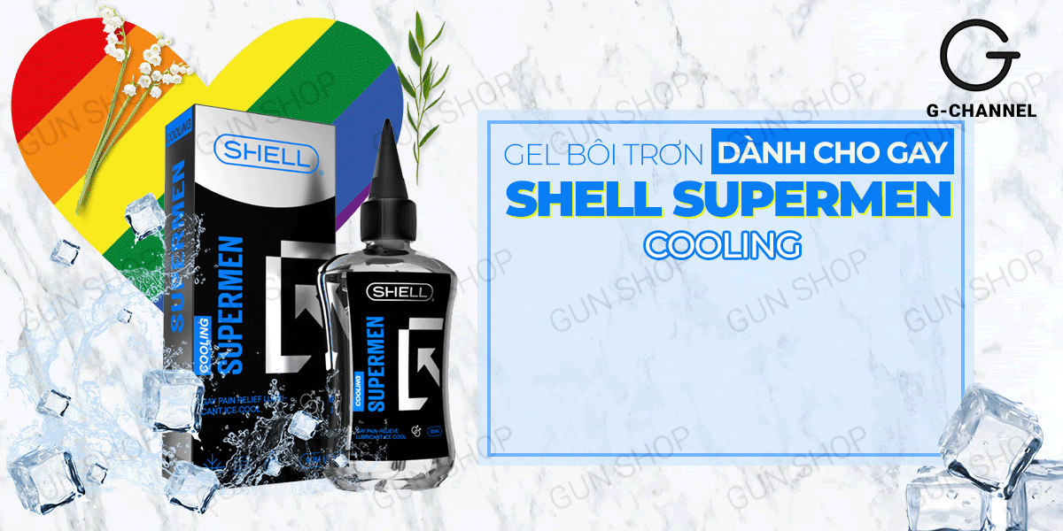 Đánh giá Gel bôi trơn hậu môn mát lạnh - Shell Supermen Cooling - Chai 90ml giá tốt Đánh giá Gel bôi trơn hậu môn mát lạnh - Shell Supermen Cooling - Chai 90ml giá tốt