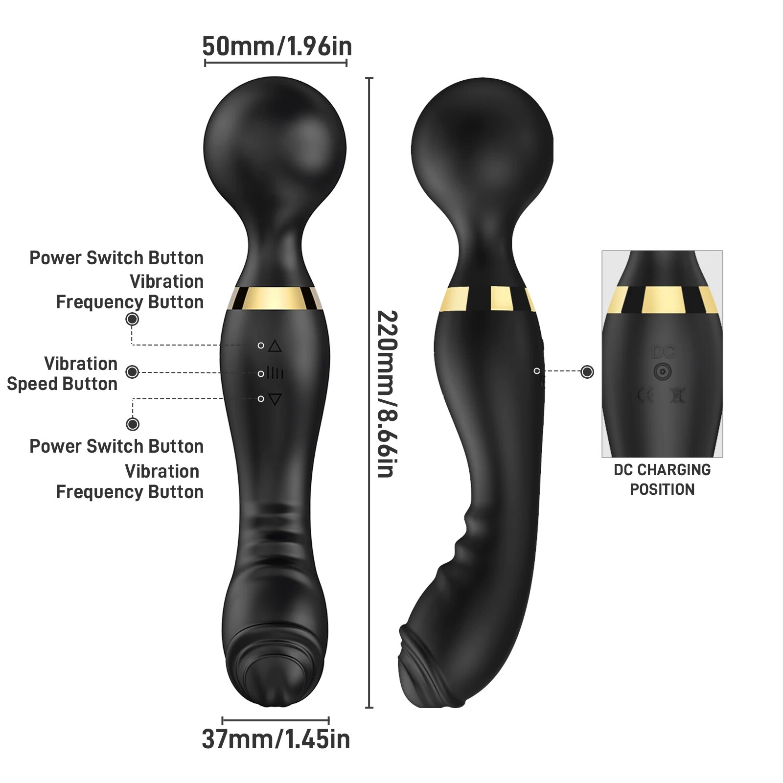  So sánh Chày rung tình yêu 2 đầu xoay 360 độ massage kích thích điểm G giá rẻ