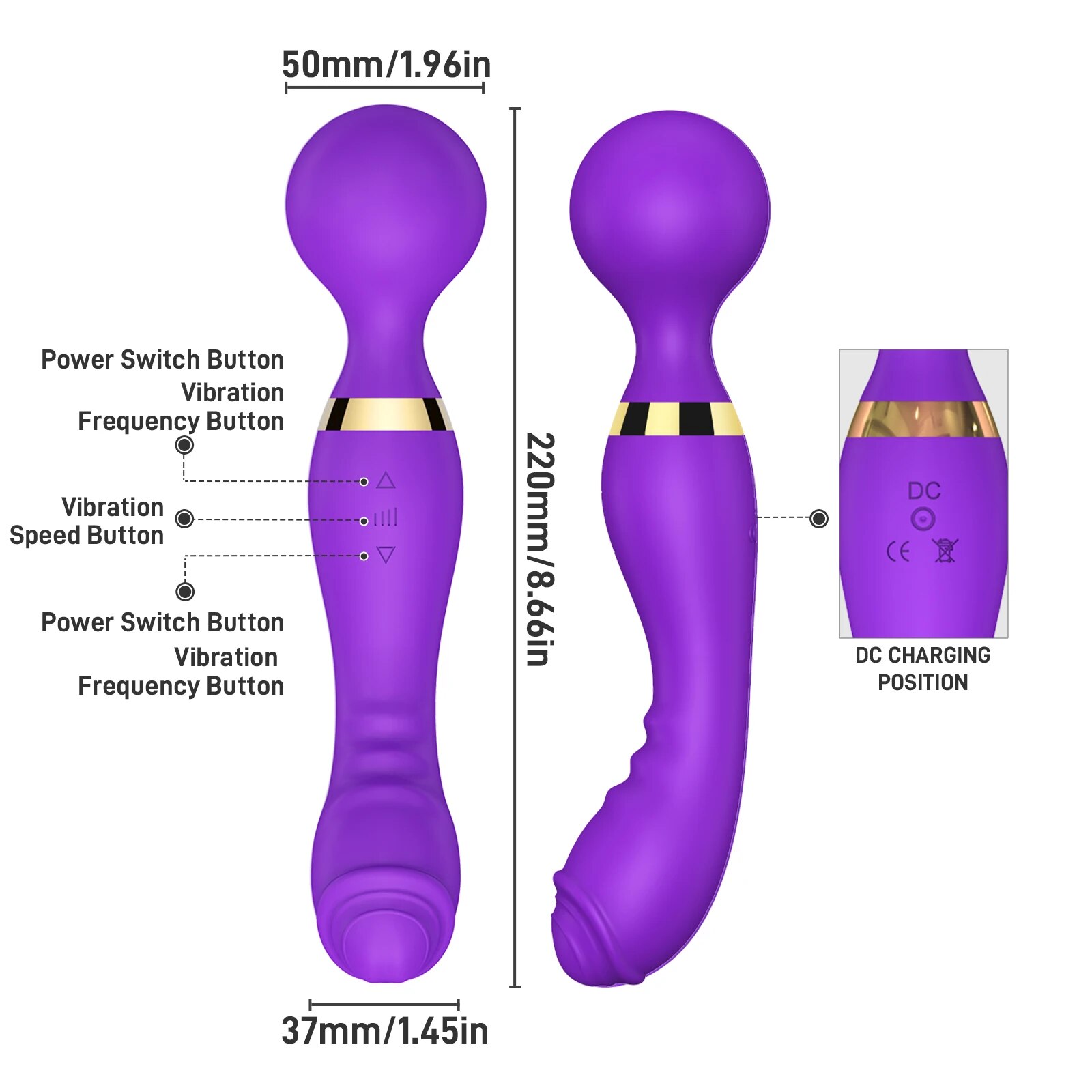  So sánh Chày rung tình yêu 2 đầu xoay 360 độ massage kích thích điểm G giá rẻ