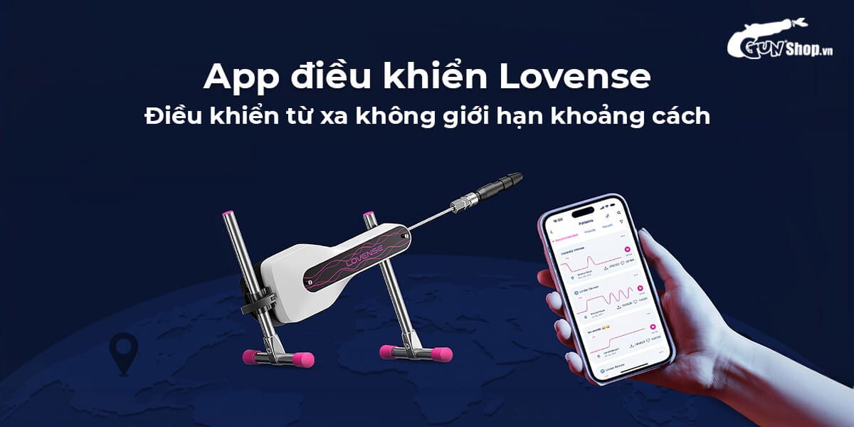  Bỏ sỉ Máy rung làm tình tự động Lovense Sex Machine Mini điều khiển qua app giá rẻ