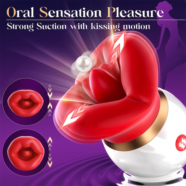  Sỉ Máy rung hút kèm lưỡi bú liếm 3 in 1 massage kích thích điểm G giá rẻ