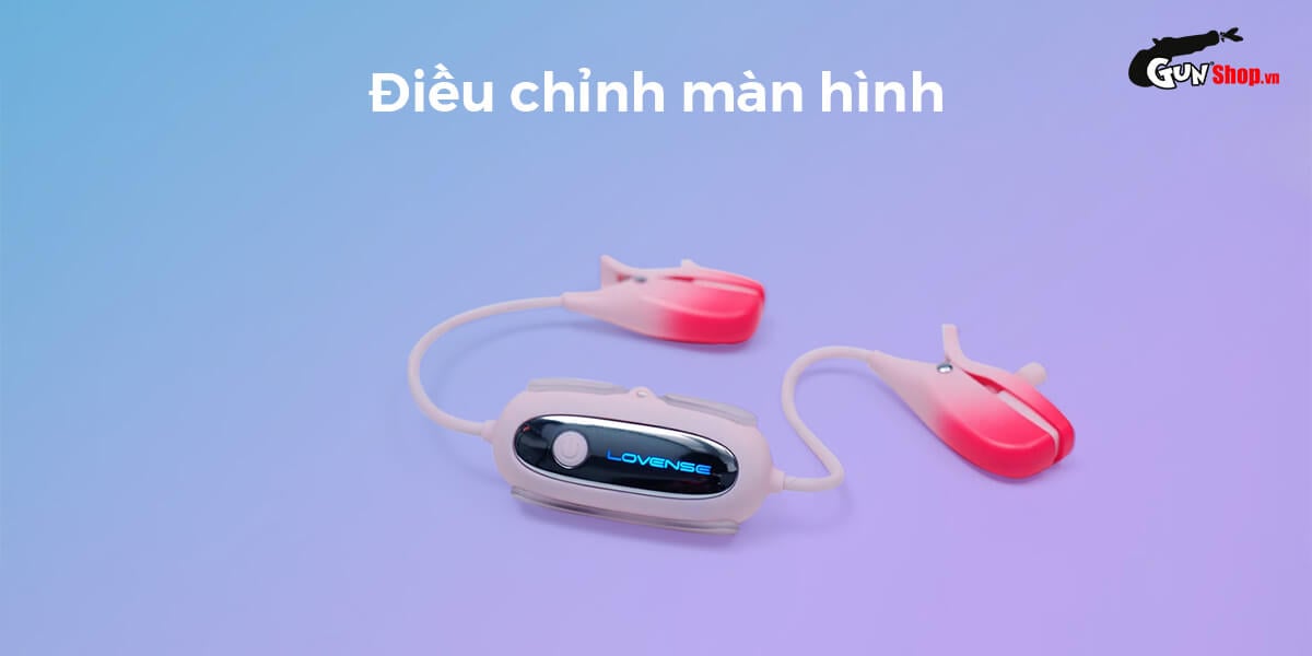 Cung cấp Máy massage kẹp vú Lovense Gemini điều khiển qua app kích thích điểm G giá rẻ