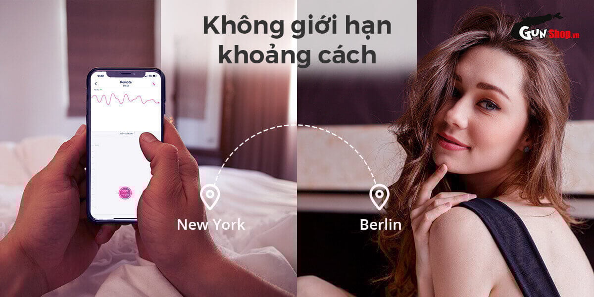 Máy massage Lovense Hyphy 2 đầu kích thích điểm G dễ dùng