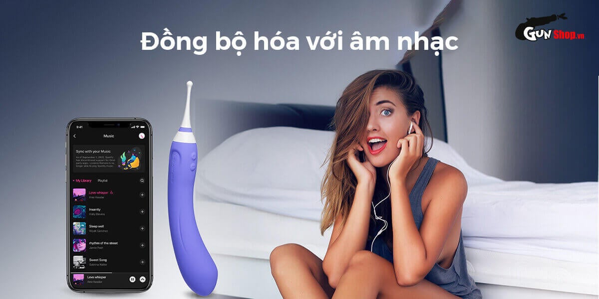 Máy massage Lovense Hyphy 2 đầu kích thích điểm G dễ dùng