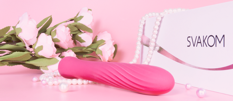 Máy massage Svakom Anya nóng hồng kích thích điểm G cực đã