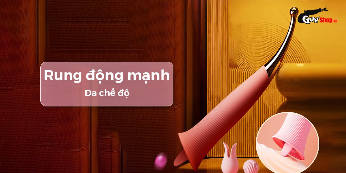  Bảng giá Máy massage 2 đầu Svakom Beverly kèm lưỡi liếm kích thích điểm G loại tốt