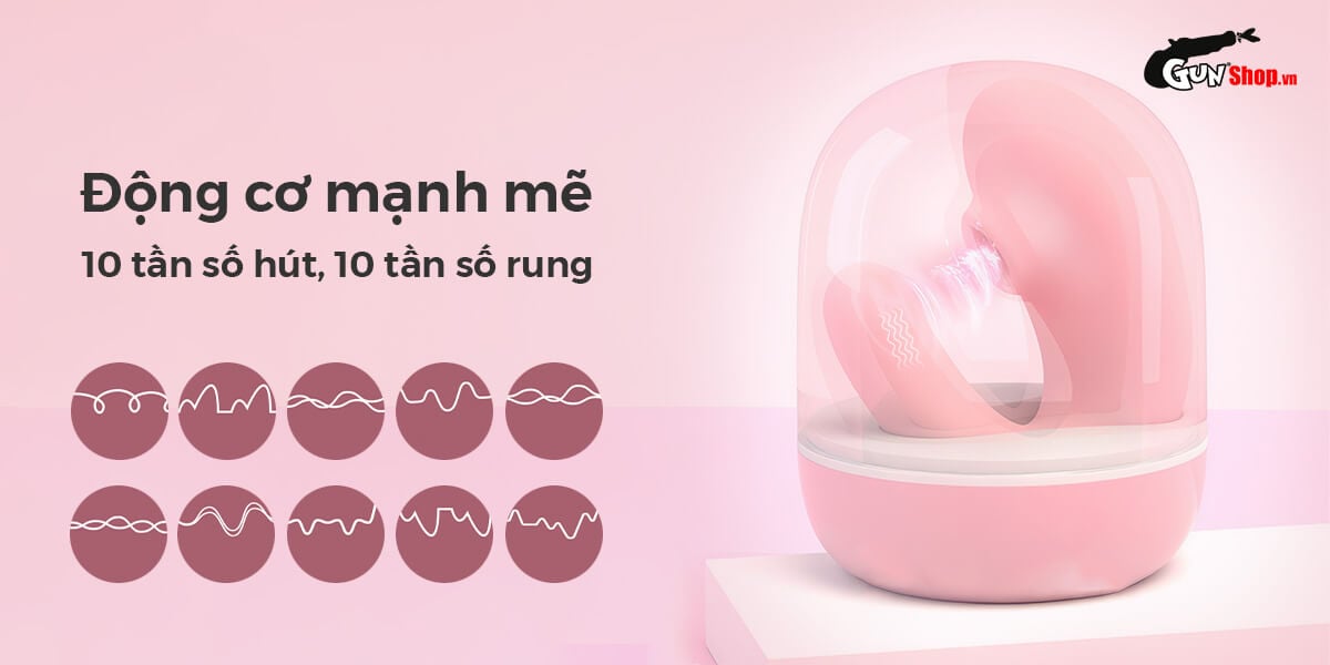 Máy rung hút điểm G Svakom Zemalia Natasha đa năng kích thích