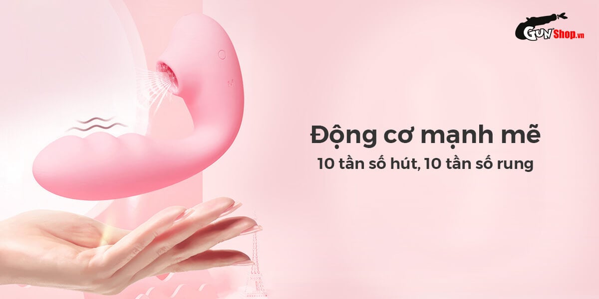  Giá sỉ Máy massage Svakom Zemalia Tana 2 đầu rung bú hút toả nhiệt uốn cong giá tốt