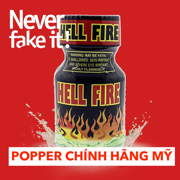 Popper Hell Fire USA 10ml Mỹ chính hãng tăng khoái cảm nhanh