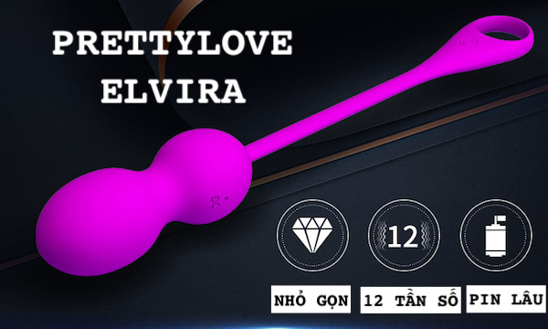  Sỉ Trứng rung cao cấp PrettyLove Elvira điều khiển qua app điện thoại bluetooth cao cấp