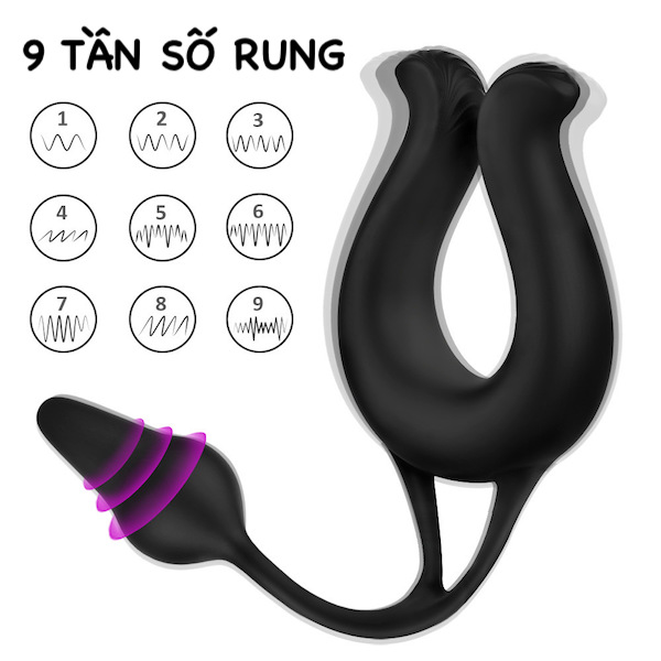  Mua Que rung hậu môn kết hợp vòng đeo dương vật S-Hande Nicole điều khiển từ xa mới nhất