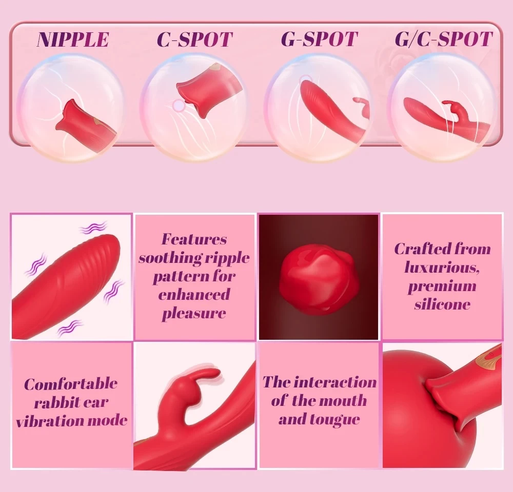 Phân phối Sextoy hai đầu kích thích rung điểm G miệng lưỡi liếm âm vật núm vú hàng xách tay Phân phối Sextoy hai đầu kích thích rung điểm G miệng lưỡi liếm âm vật núm vú hàng xách tay