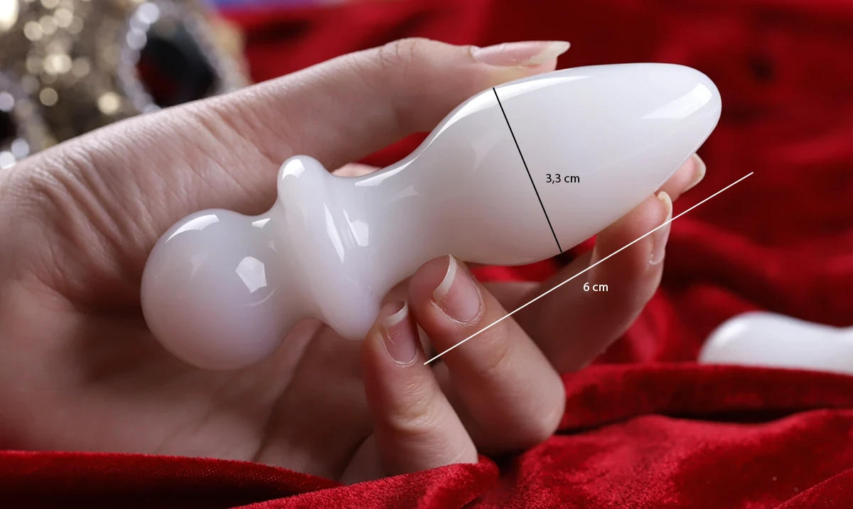  Bỏ sỉ Phích cắm hậu môn Yunman Glass Toy thủy tinh giả ngọc độc đáo đầy kích thích loại tốt