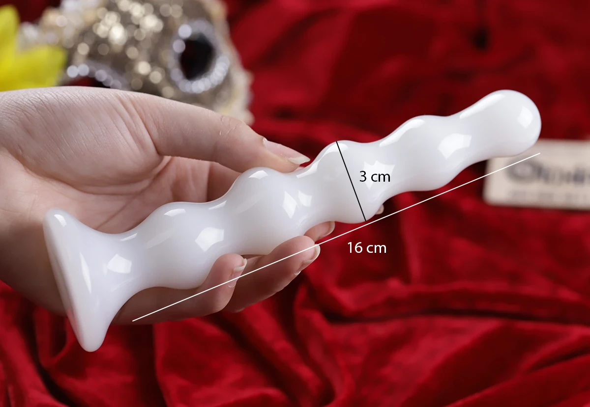  Bỏ sỉ Phích cắm hậu môn Yunman Glass Toy thủy tinh giả ngọc độc đáo đầy kích thích loại tốt