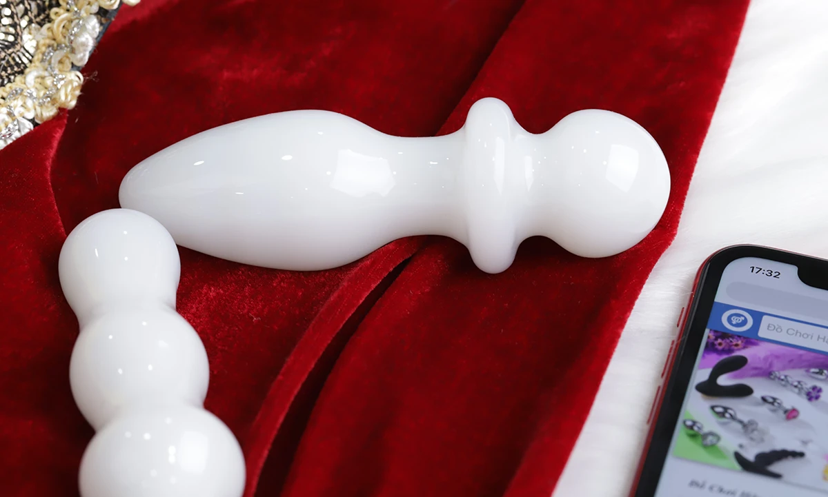  Bỏ sỉ Phích cắm hậu môn Yunman Glass Toy thủy tinh giả ngọc độc đáo đầy kích thích loại tốt