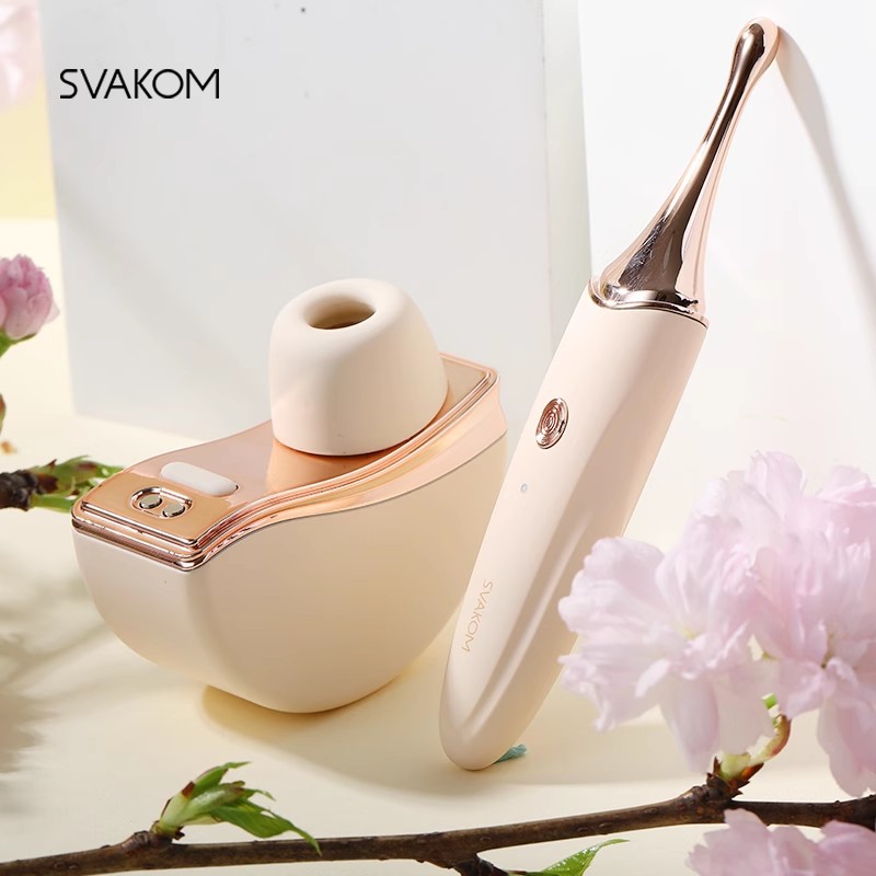  Địa chỉ bán Máy massage cao cấp Svakom Meet Fleur rung bú mút toả nhiệt hàng mới về