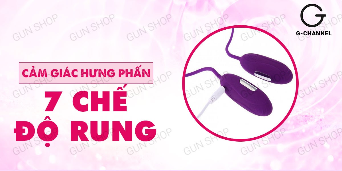  Bỏ sỉ Trứng rung 2 đầu sạc điện - Aphojoy tốt nhất