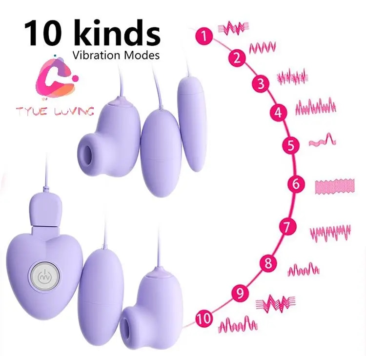  Đại lý Trứng rung hút chân không 2 đầu Ankini có dây điều khiển từ xa giá rẻ